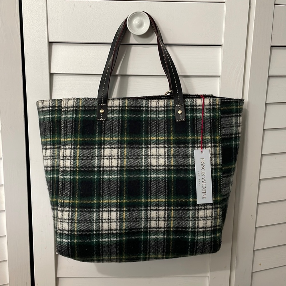Frances Valentine Tartan Tote Bag